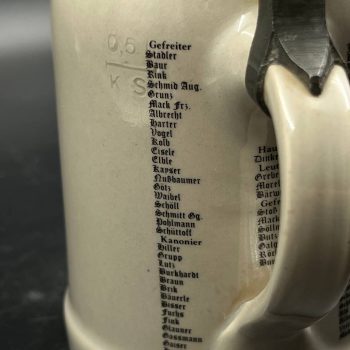 Beer Stein 15. BATT. ARTILLERIE REGIMENT ULM 1934 