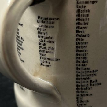 Beer Stein 15. BATT. ARTILLERIE REGIMENT ULM 1934 