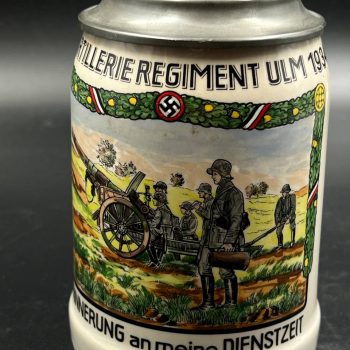 Beer Stein 15. BATT. ARTILLERIE REGIMENT ULM 1934 
