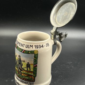 Beer Stein 15. BATT. ARTILLERIE REGIMENT ULM 1934 