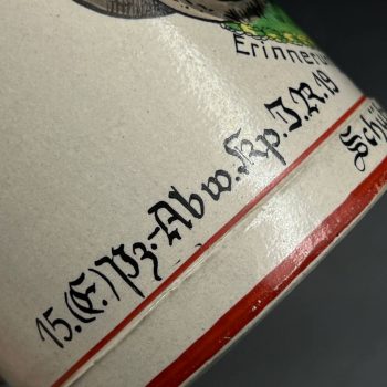 Beer Stein 15. (Ers.) Pz. Abw. Kp. I.R. 19. 1939 