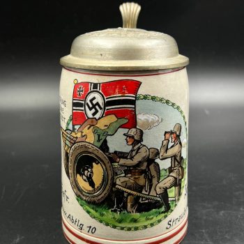 Beer Stein Pz. Abw. Abtlg. 10.  
