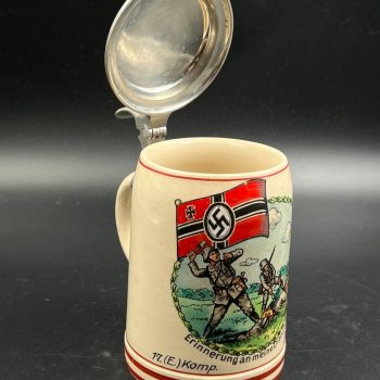 Beer Stein 17.(E.) Komp. J.R. 63 Eichstätt.  