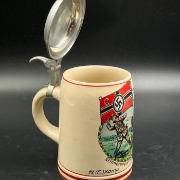 Beer Stein 17.(E.) Komp. J.R. 63 Eichstätt.  