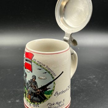 Beer Stein 11. Battr. Flak-Rgt. 5, München. 1937 
