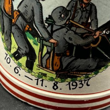 Beer Stein 11. Battr. Flak-Rgt. 5, München. 1937 