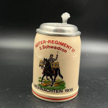 Beer Stein Reiter-Regiment 17, 3. Schwadron. Weihnachten. 1935 