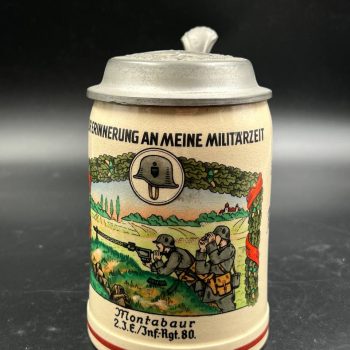 Beer Stein 2. J.E./Inf.-Rgt. 80 Montabaur.  