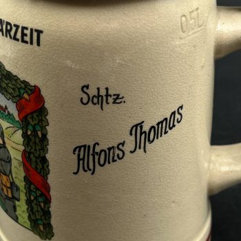 Beer Stein 2. J.E./Inf.-Rgt. 80 Montabaur.  