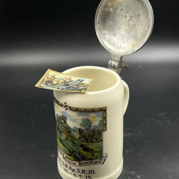 Beer Stein 15.(E.) I.G. Kp. I.R. 20. 1939 [Porzellanfabrik Weiden, Gebr.Bauscher]