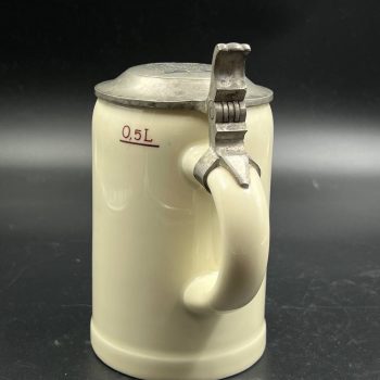 Beer Stein II. Abt. Art. Regt. 64 Breslau-Rosenthal.  [Porzellanfabrik Weiden, Gebr.Bauscher]