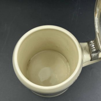 Beer Stein II. Abt. Art. Regt. 64 Breslau-Rosenthal.  [Porzellanfabrik Weiden, Gebr.Bauscher]