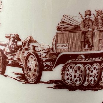 Beer Stein II. Abt. Art. Regt. 64 Breslau-Rosenthal.  [Porzellanfabrik Weiden, Gebr.Bauscher]