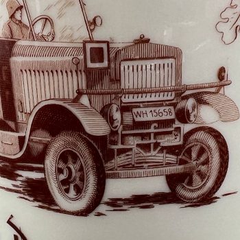 Beer Stein II. Abt. Art. Regt. 64 Breslau-Rosenthal.  [Porzellanfabrik Weiden, Gebr.Bauscher]