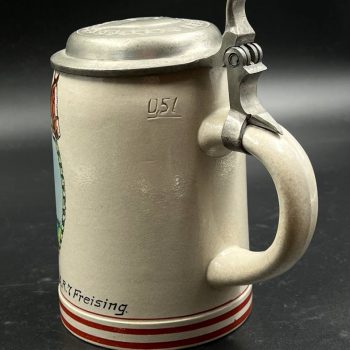 Beer Stein Abt. Nachr. Zug - III./A.R.7 Freising.  