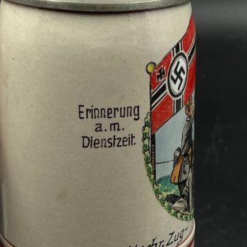 Beer Stein Abt. Nachr. Zug - III./A.R.7 Freising.  