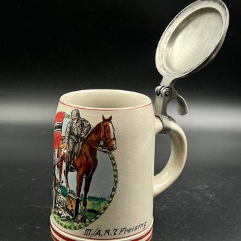 Beer Stein Abt. Nachr. Zug - III./A.R.7 Freising.  