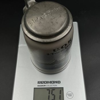 Beer Stein U.O.K. 3. Torp. Halbfl.  