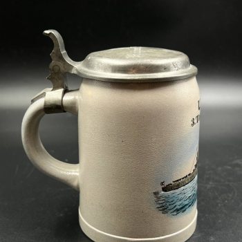 Beer Stein U.O.K. 3. Torp. Halbfl.  