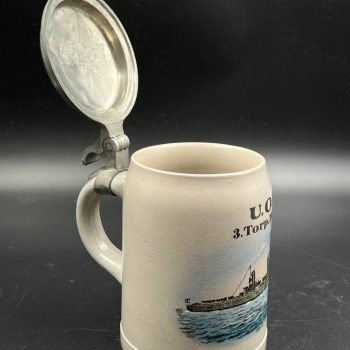 Beer Stein U.O.K. 3. Torp. Halbfl.  