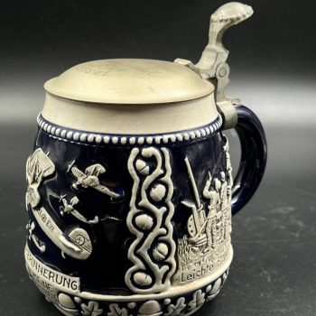 Beer Stein Uffz. an das Korp der Aufkl.-Staf. 1 (F) 24 Kassel  