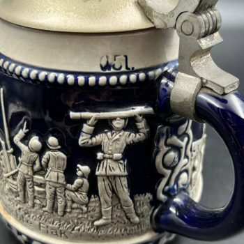 Beer Stein Uffz. an das Korp der Aufkl.-Staf. 1 (F) 24 Kassel  