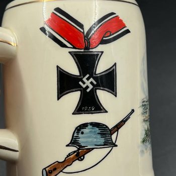 Beer Stein Pz. Gren. Rgt. 2/40 Augsburg  [Zell am Harmersbach Keramik]
