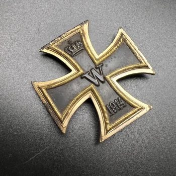 Iron Cross (1914) 1st Class (1914) [Wilhelm Deumer K.G.]   / Clamshell screwback