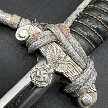 Officer's Dagger of the Ground Customs Service, Model 1937 (Ground) [Coppel Alexander {Alcoso} Solingen]   [Personalized]