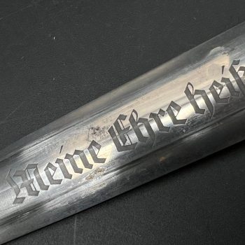 SS Dagger, Model 1933 (RZM type) [Unidentified manufacturer] Stamp - 1198/38  
