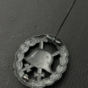 Wound Badge 1918 (cut-out version) in black  Counter-relief   Mint 