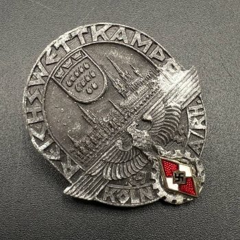      HJ Sports Competition Badge in Cologne, 1939 [FERDINAND HOFFSTÄTTER, BONN]   