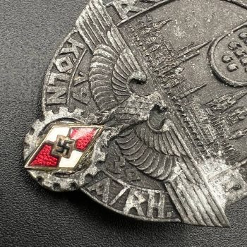      HJ Sports Competition Badge in Cologne, 1939 [FERDINAND HOFFSTÄTTER, BONN]   