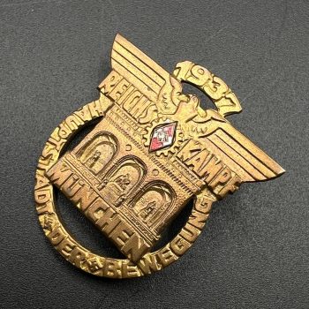      HJ Sports Competition Badge in Munich, 1937 [FERDINAND HOFFSTÄTTER, BONN]   
