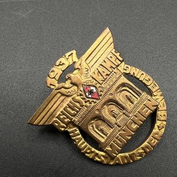      HJ Sports Competition Badge in Munich, 1937 [FERDINAND HOFFSTÄTTER, BONN]   