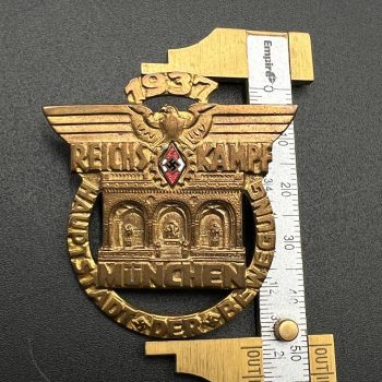      HJ Sports Competition Badge in Munich, 1937 [FERDINAND HOFFSTÄTTER, BONN]   