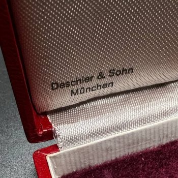 50-Year Long Service Award for civilian officials [Deschler & Sohn München]  Original case