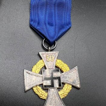 50-Year Long Service Award for civilian officials [Deschler & Sohn München]  Original case