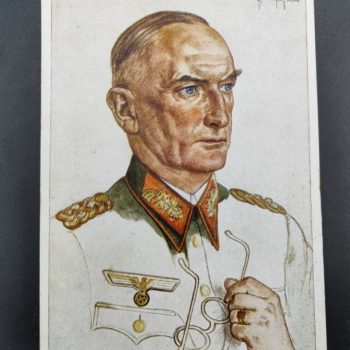 Collection of postcards by Wolfgang Wilrich Wehrmacht Infantry   Generaloberst von Witzleben [Herausgeber: VDA, Berlin‑SW 68] «Männer der Westfront» «Volksdeutsches Kameradschaftsopfer der deutschen Jugend» (oct. 1941)
