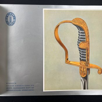 OFFICER SWORD Third Reich [F.W. Höller] 