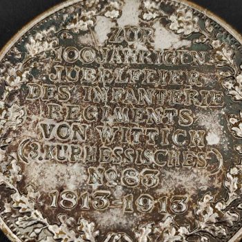 Regimental veteran medal (100 years)  83rd Infantry Regiment (3rd Kurhessen) 