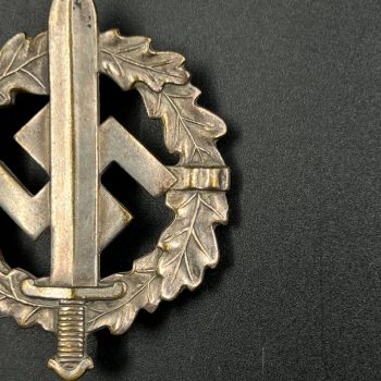  SA Sports Badge model 1933 in silver     [BONNER KUNSTABZ]   Numbered - 29012