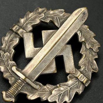  SA Sports Badge model 1933 in silver     [BONNER KUNSTABZ]   Numbered - 29012