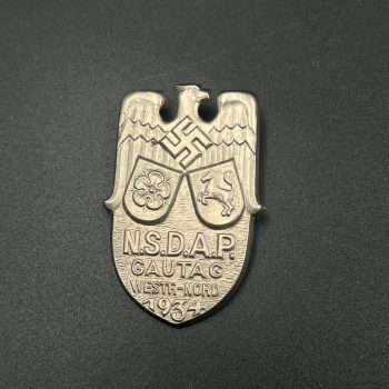 NSDAP Gautag Badge 1934  