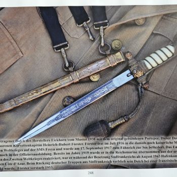 Naval dagger, Model 1938  [Carl Eickhorn]   