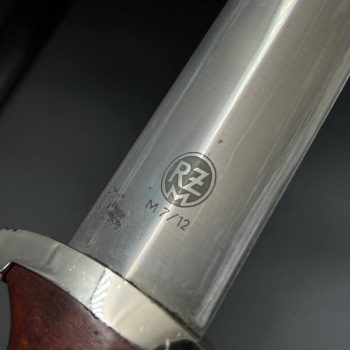 NSKK Dagger (RZM type) [Waffenfabrik Max Weyersberg] Stamp - M7/12  