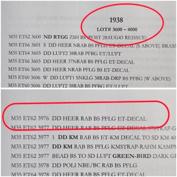 Double Decal Helmet [M35] Wehrmacht