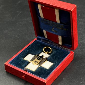 Honorary badge “For Care of the German People”  III class The Third Reich Sample from 1939–1945  Original case 