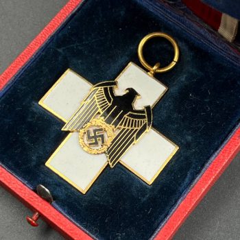 Honorary badge “For Care of the German People”  III class The Third Reich Sample from 1939–1945  Original case 