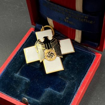 Honorary badge “For Care of the German People”  III class The Third Reich Sample from 1939–1945  Original case 